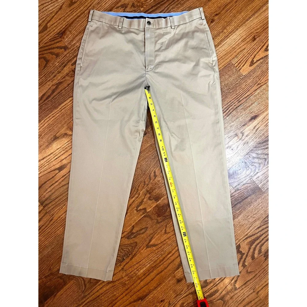 Brooks Brothers Hudson Lightweight‎ Advantage Chino Khaki Pants Mens 38x32 Tan